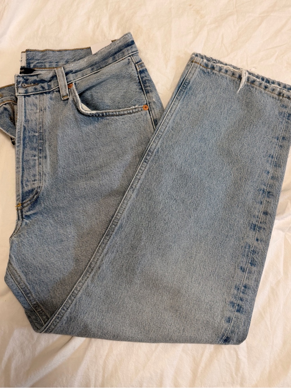 Citizens Of Humanity Men's Light Blue Straight Jeans